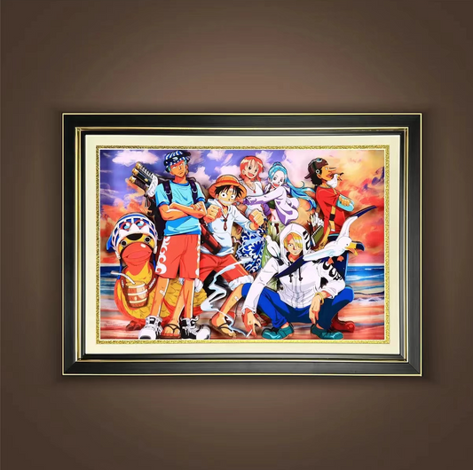 STRAW HATS CANVAS